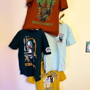 Like New Gap Kids Star Wars tee bundle